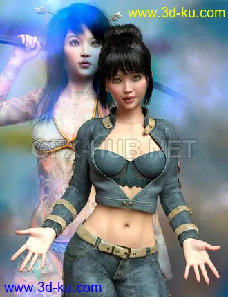 3D打印模型MR Yasmin for Genesis 8.1 Female的图片