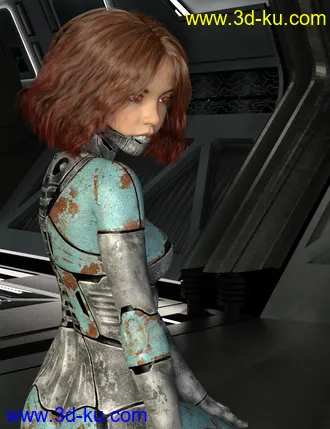 3D打印模型MRL dForce Mid Length Hair for Genesis 8 Female的图片