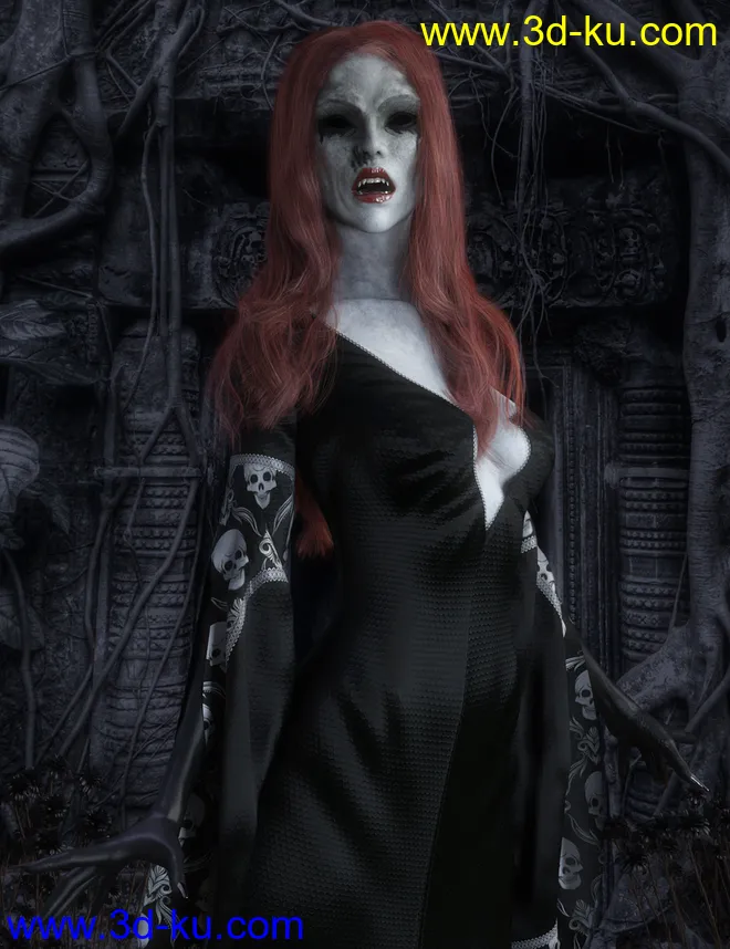 Mst Crypthea HD for Genesis 8 Female模型的图片2