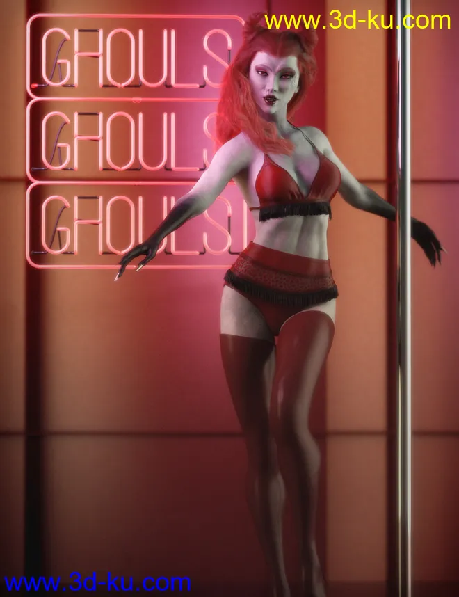 Mst Crypthea HD for Genesis 8 Female模型的图片4