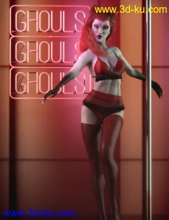 3D打印模型Mst Crypthea HD for Genesis 8 Female的图片