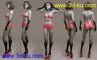 3D打印模型Mst Crypthea HD for Genesis 8 Female的图片