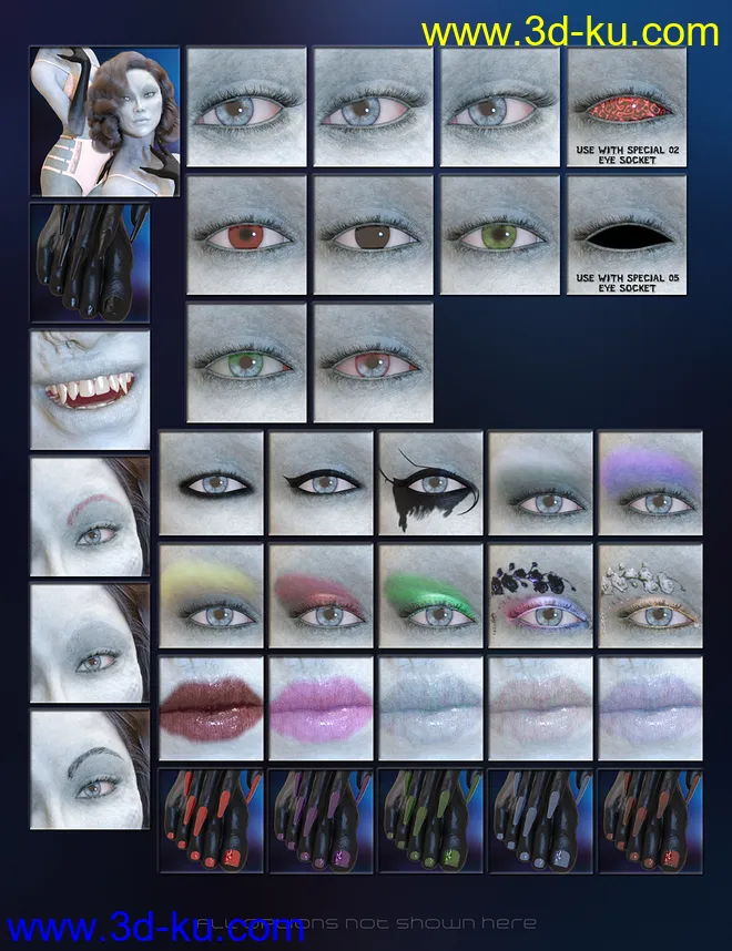 Mst Crypthea HD for Genesis 8 Female模型的图片10