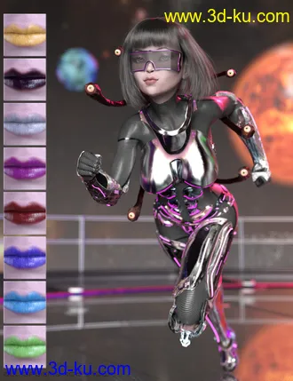 3D打印模型Mst Gazer Grrl HD for Genesis 8 Female的图片