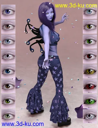 3D打印模型Mst Gazer Grrl HD for Genesis 8 Female的图片