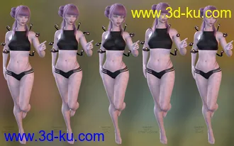 3D打印模型Mst Gazer Grrl HD for Genesis 8 Female的图片