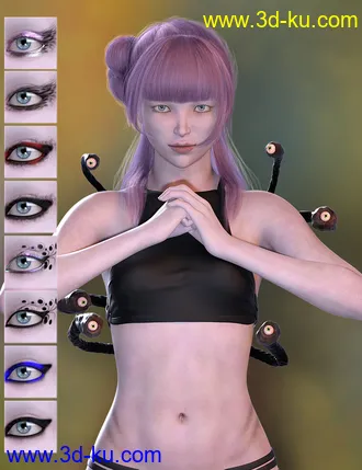 3D打印模型Mst Gazer Grrl HD for Genesis 8 Female的图片