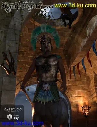 3D打印模型Muelsfell Atlantis Coastal Watchtower的图片