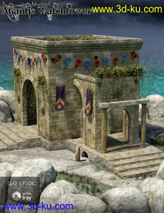 3D打印模型Muelsfell Atlantis Coastal Watchtower的图片