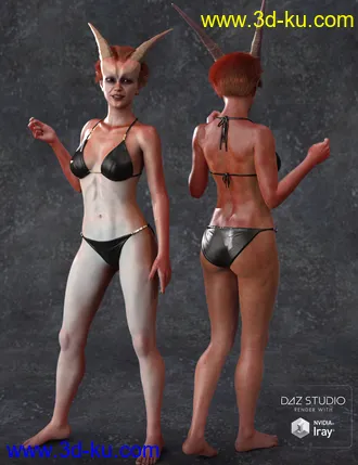 3D打印模型Muelsfell Halfblood Anashia HD for Genesis 8 Female的图片
