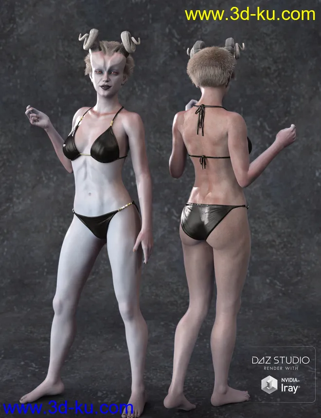 Muelsfell Halfblood Anashia HD for Genesis 8 Female模型的图片5