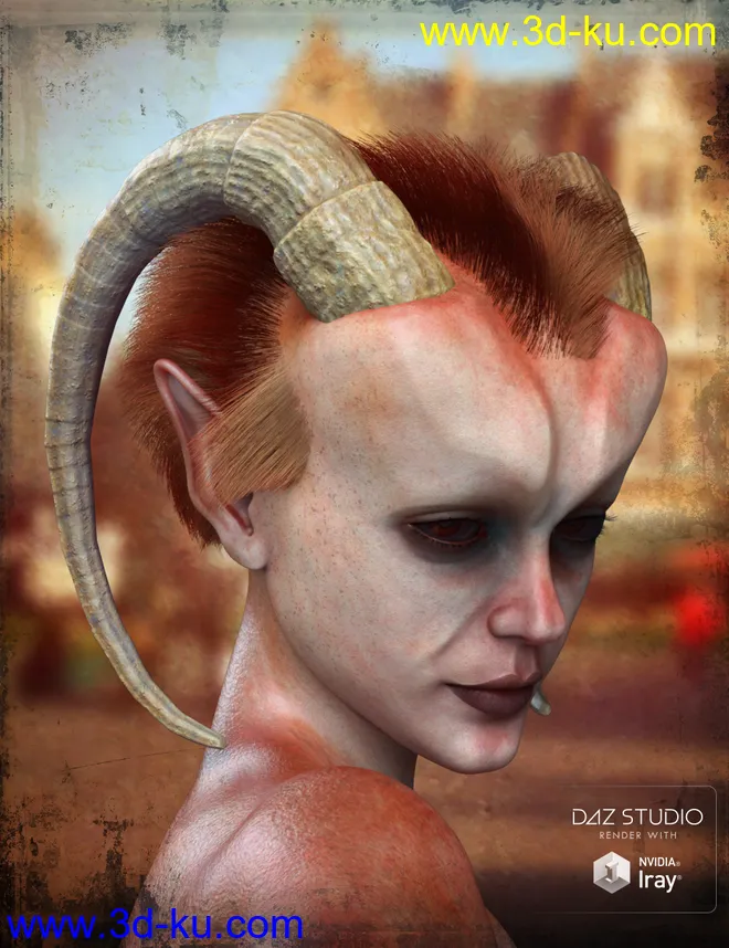 Muelsfell Halfblood Anashia HD for Genesis 8 Female模型的图片7