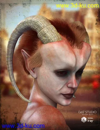 3D打印模型Muelsfell Halfblood Anashia HD for Genesis 8 Female的图片