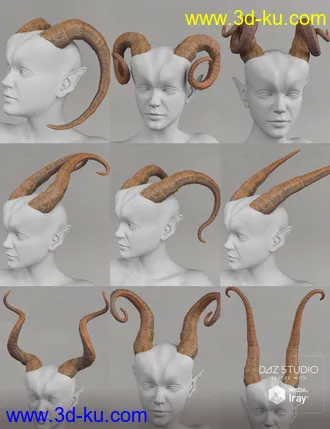 3D打印模型Muelsfell Halfblood Anashia HD for Genesis 8 Female的图片