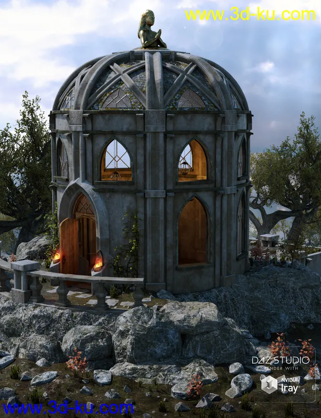 Muelsfell Modular Elven Sanctuary模型的图片1