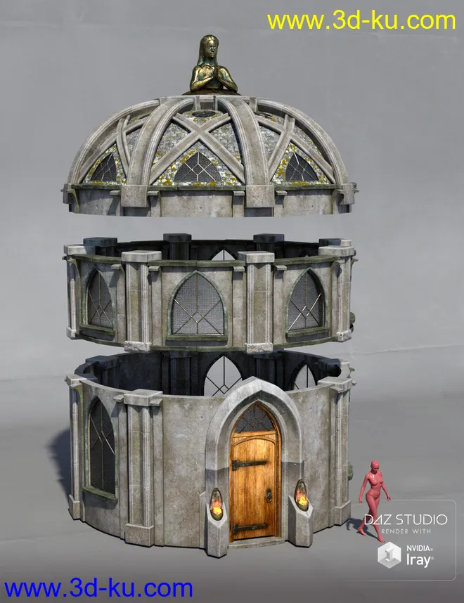 Muelsfell Modular Elven Sanctuary模型的图片5