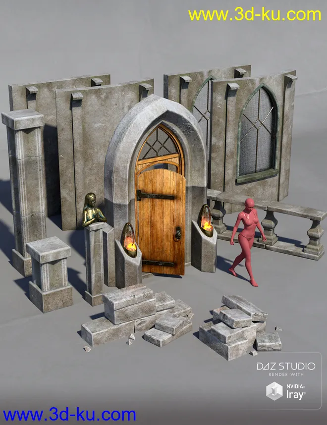 Muelsfell Modular Elven Sanctuary模型的图片7