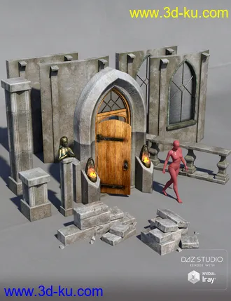 3D打印模型Muelsfell Modular Elven Sanctuary的图片