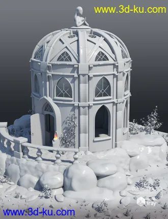 3D打印模型Muelsfell Modular Elven Sanctuary的图片