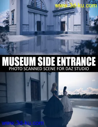3D打印模型Museum Side Entrance - Photo Scanned Scene的图片