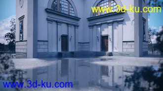 3D打印模型Museum Side Entrance - Photo Scanned Scene的图片
