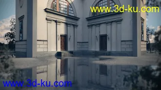 3D打印模型Museum Side Entrance - Photo Scanned Scene的图片