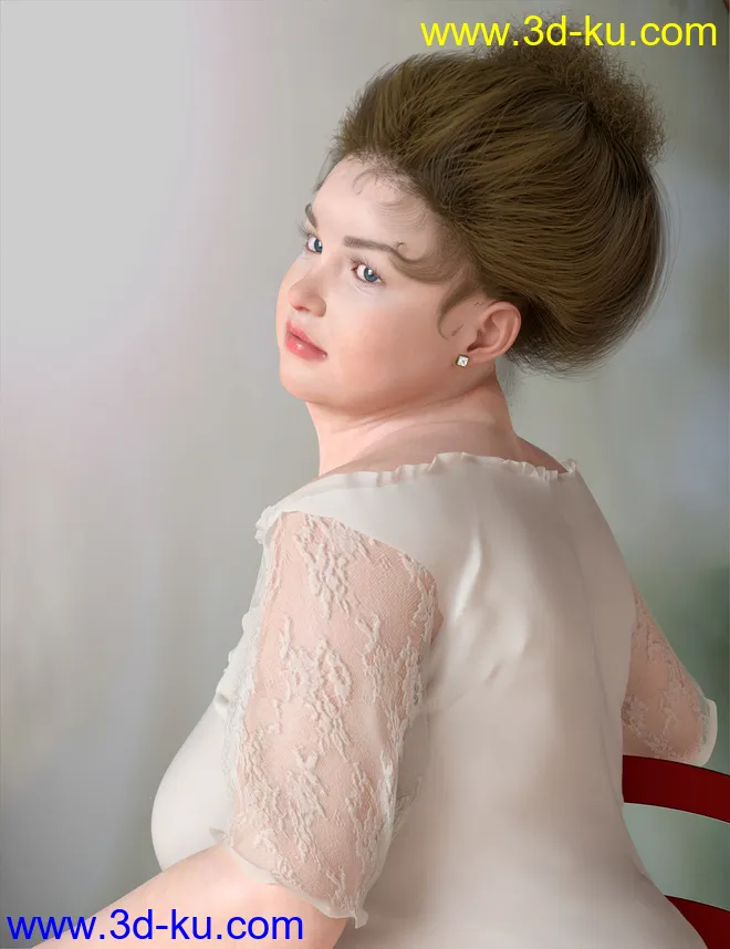 My Edwardian Hair for Genesis 8 Female(s)模型的图片8