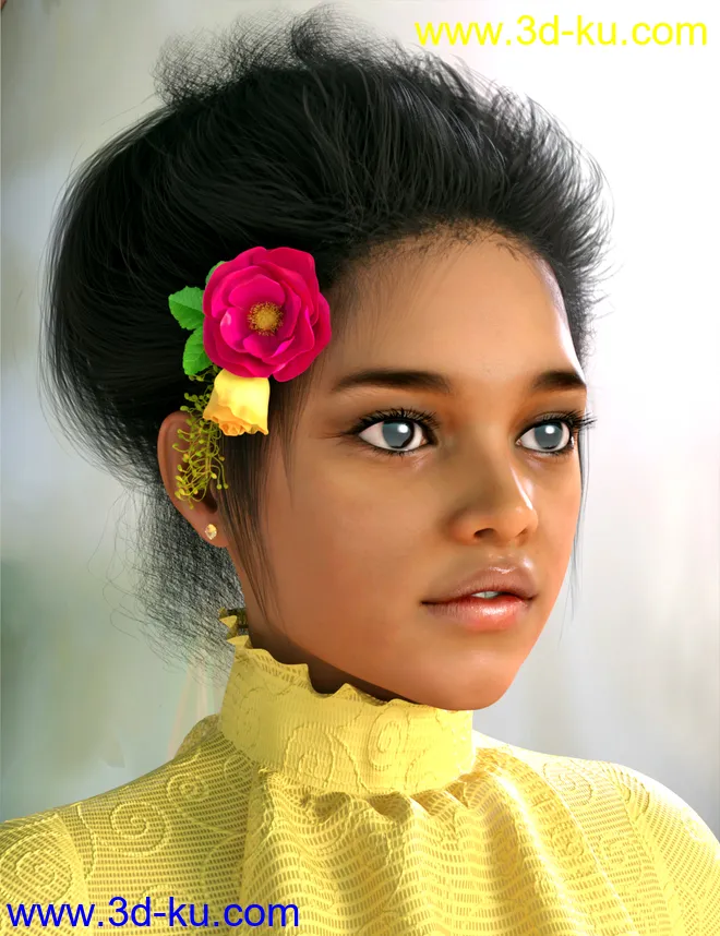 My Edwardian Hair for Genesis 8 Female(s)模型的图片9