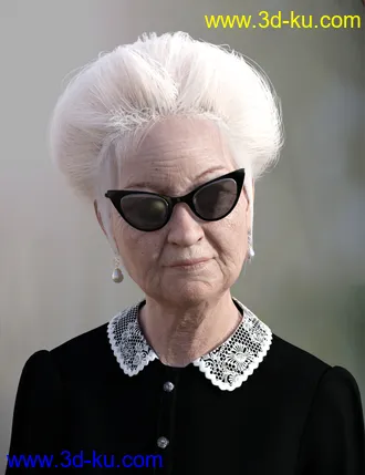 3D打印模型My Edwardian Hair for Genesis 8 Female(s)的图片