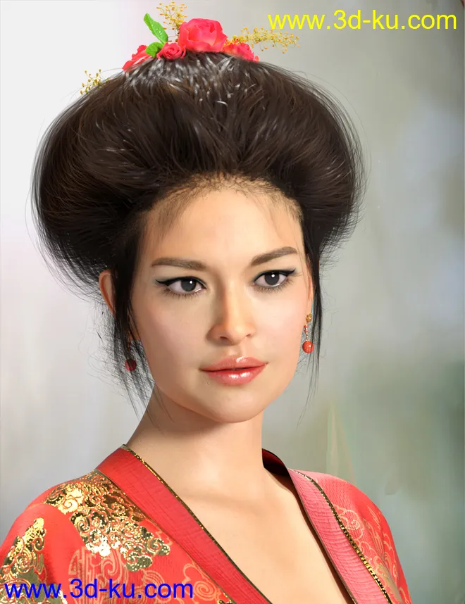 My Edwardian Hair for Genesis 8 Female(s)模型的图片11