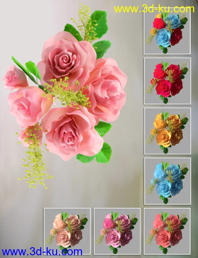 My Edwardian Hair for Genesis 8 Female(s)模型的图片13