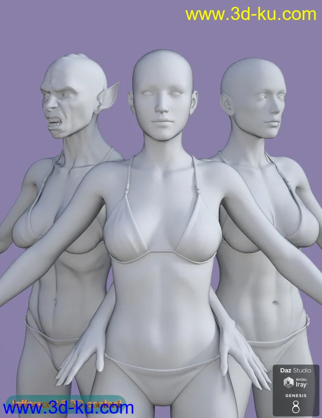 My Shapes for Genesis 8 Female模型的图片1