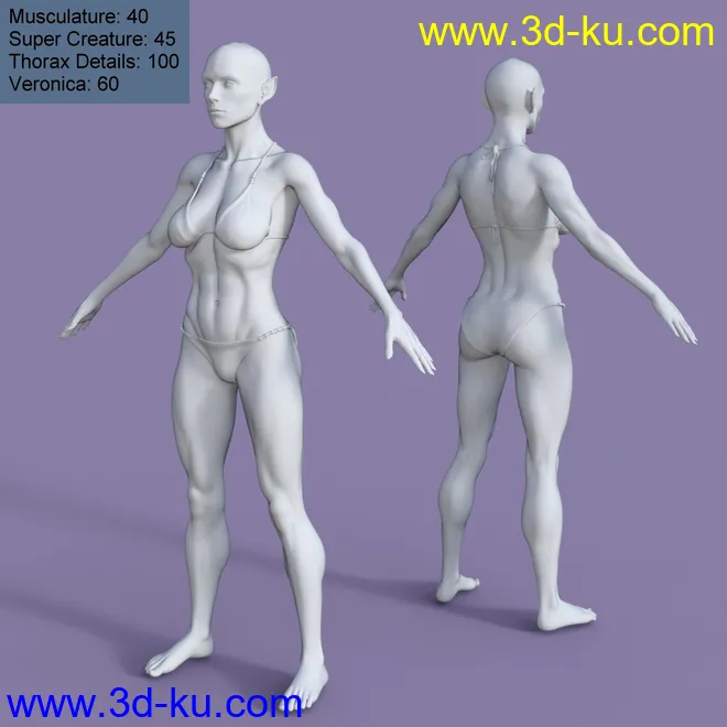 My Shapes for Genesis 8 Female模型的图片8