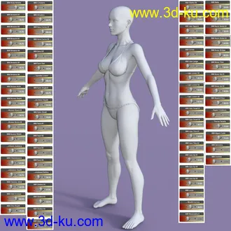 3D打印模型My Shapes for Genesis 8 Female的图片