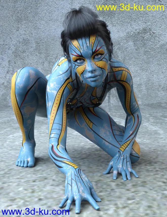 Nahrah for Genesis 8.1 Female模型的图片1