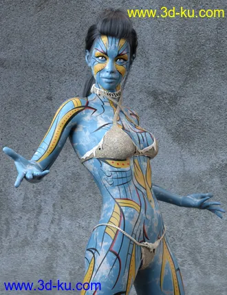 3D打印模型Nahrah for Genesis 8.1 Female的图片