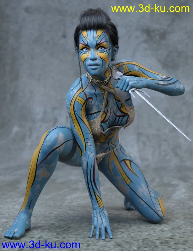 Nahrah for Genesis 8.1 Female模型的图片3