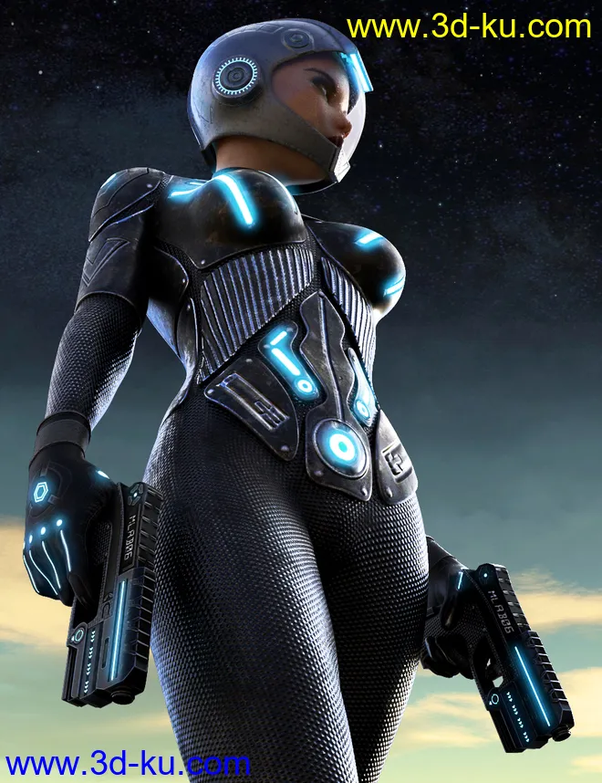 Nanosense Cyber Suit for Genesis 8 Female(s)模型的图片2