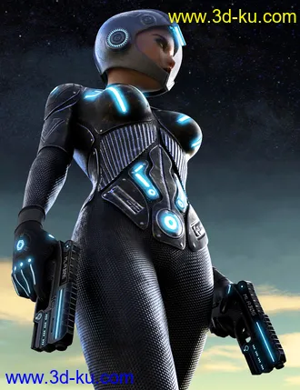 3D打印模型Nanosense Cyber Suit for Genesis 8 Female(s)的图片