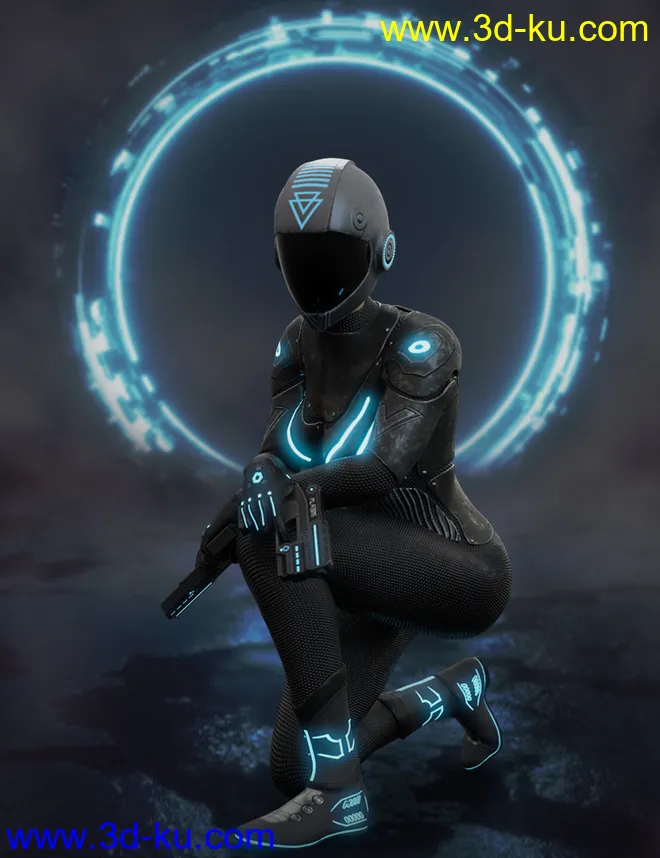 Nanosense Cyber Suit for Genesis 8 Female(s)模型的图片4