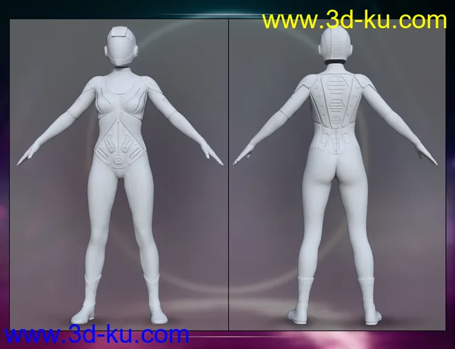 Nanosense Cyber Suit for Genesis 8 Female(s)模型的图片13