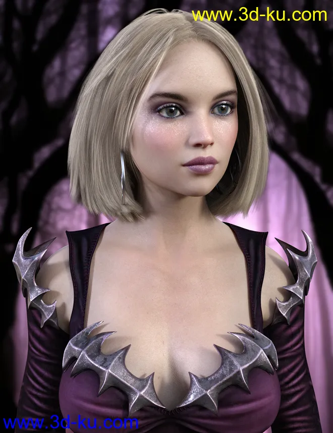 Natty Hair for Genesis 8 Female(s)模型的图片7