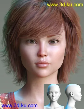 3D打印模型Natural Women and Morphs Addons for Genesis 8 Female的图片