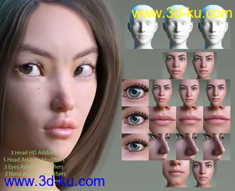 3D打印模型Natural Women and Morphs Addons for Genesis 8 Female的图片