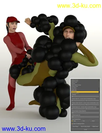 3D打印模型NebulaFX - Modular Effects for Genesis 8的图片