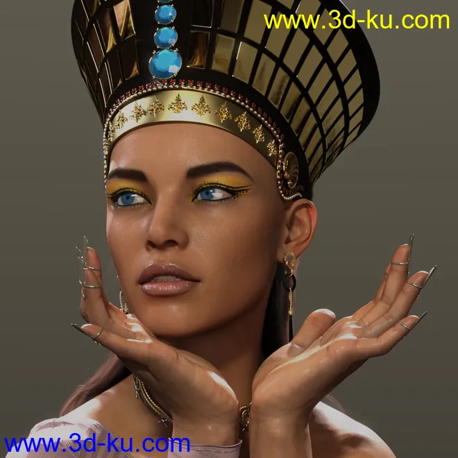 Nefeli HD for Genesis 8.1 Female模型的图片3