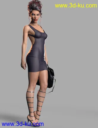 3D打印模型Nefeli HD for Genesis 8.1 Female的图片