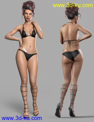 3D打印模型Nefeli HD for Genesis 8.1 Female的图片