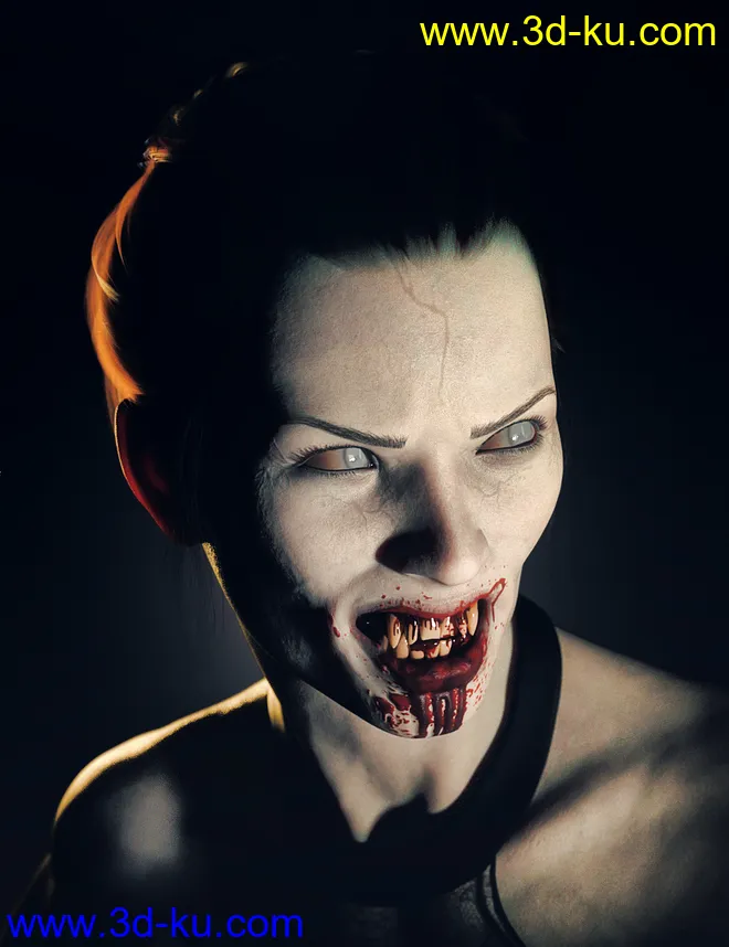 Neferata Vampire HD for Genesis 8.1 Female模型的图片2
