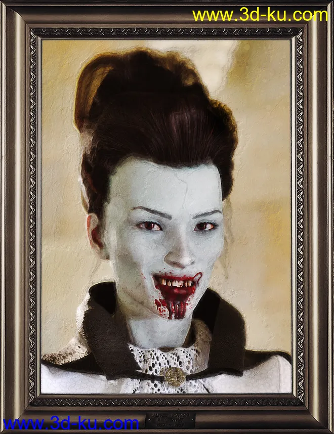 Neferata Vampire HD for Genesis 8.1 Female模型的图片7